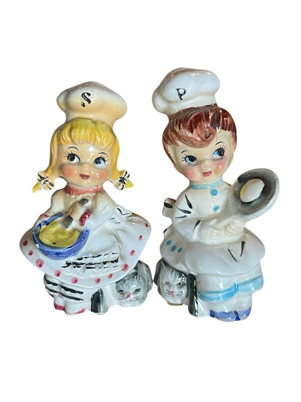 Vintage Norcrest Susie and Paul Chef Salt & Pepper Shakers
